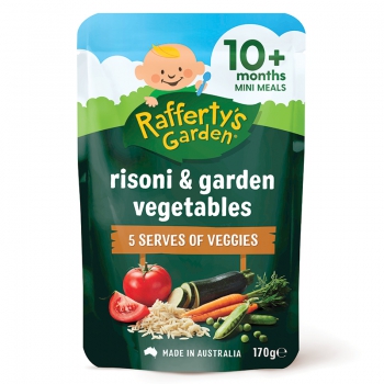 Rafferty's Garden Risoni and Garden vegetables